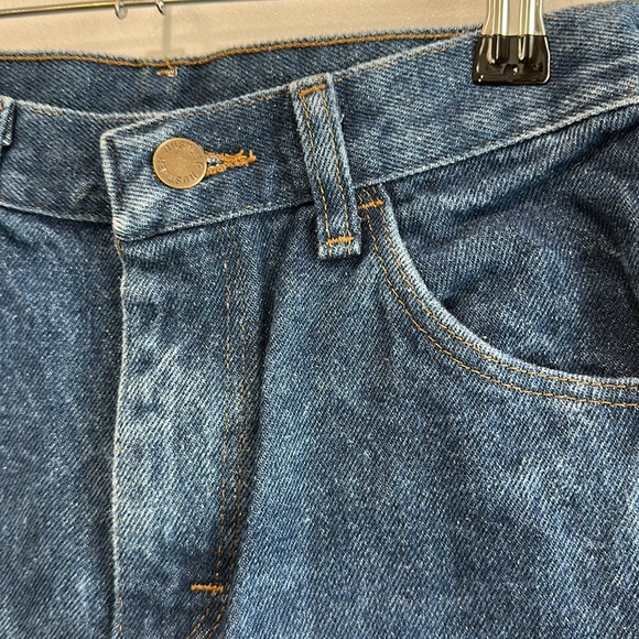 🤠 Classic Vintage Rustler Boy’s Blue Jeans 24x25 - Picture 2 of 6